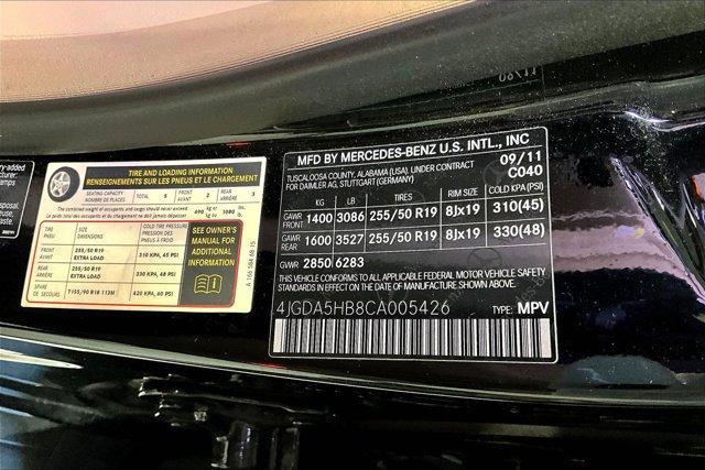 used 2012 Mercedes-Benz M-Class car, priced at $14,985