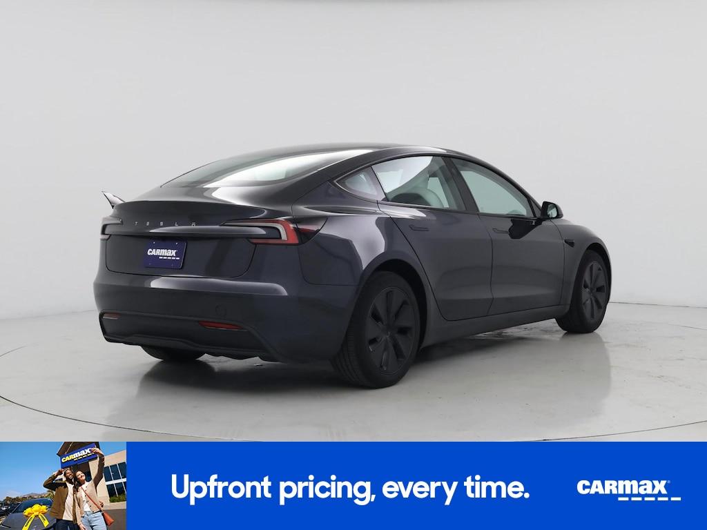 used 2025 Tesla Model 3 car, priced at $39,998