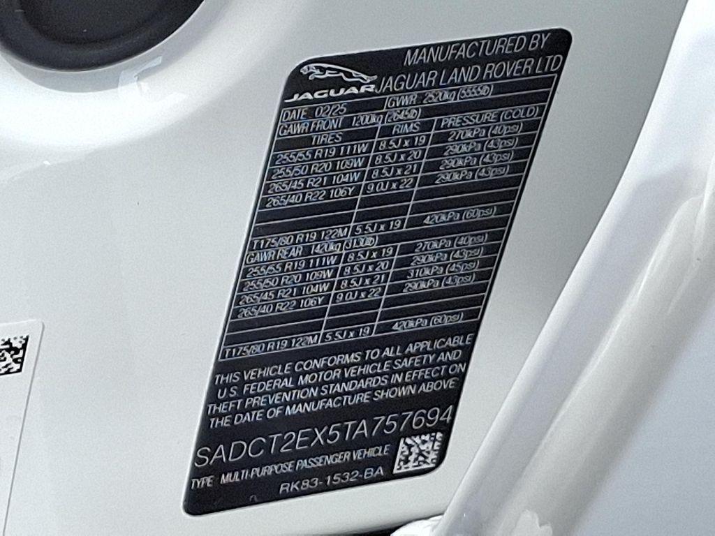 new 2026 Jaguar F-PACE car, priced at $65,110