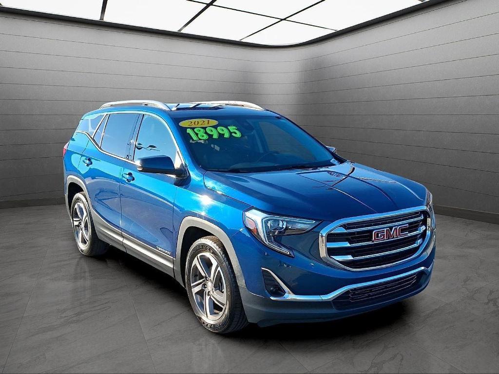 used 2021 GMC Terrain car, priced at $15,250