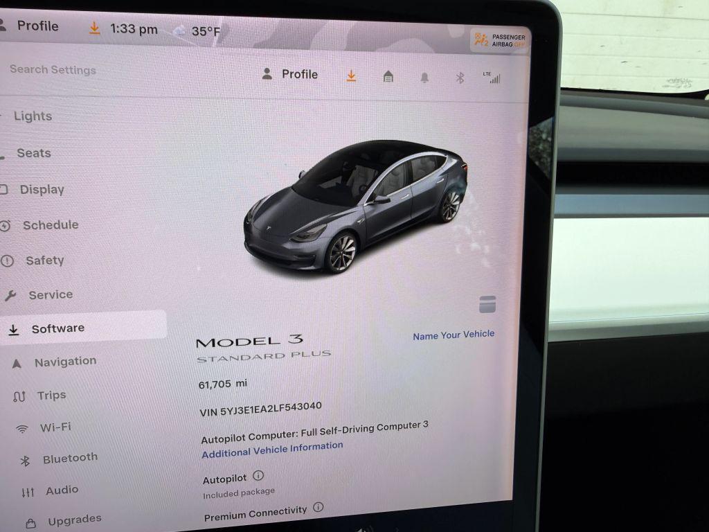 used 2020 Tesla Model 3 car, priced at $17,997