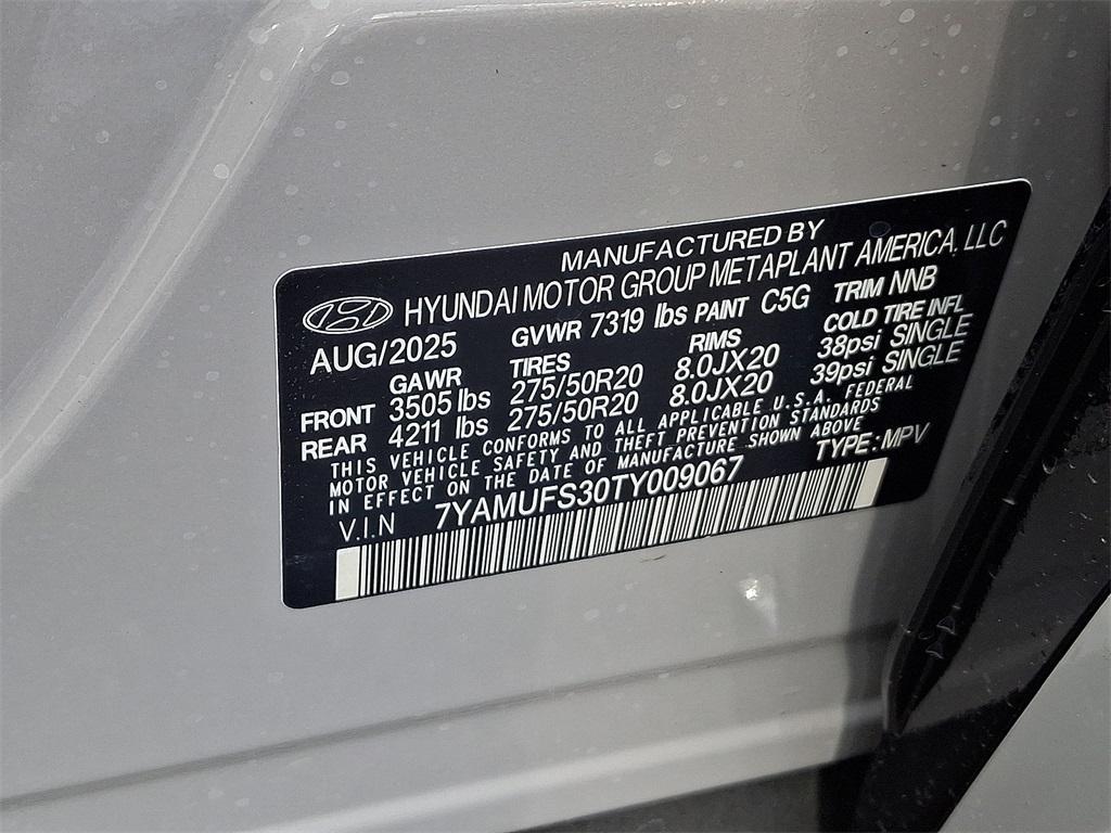 new 2026 Hyundai IONIQ 9 car, priced at $69,370