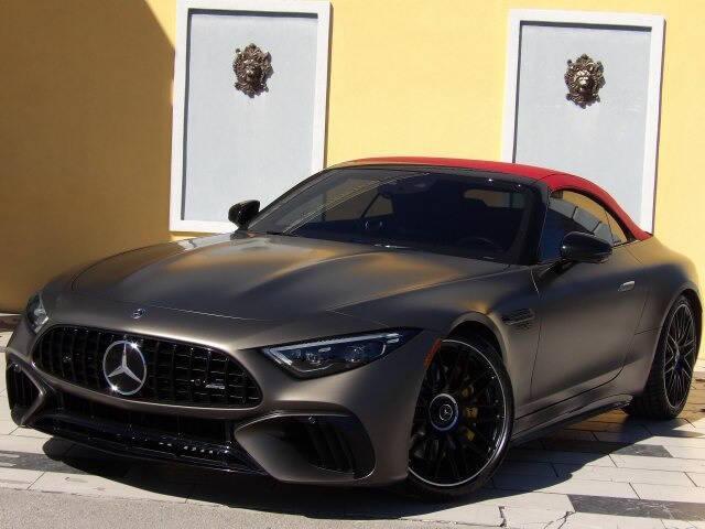 used 2022 Mercedes-Benz AMG SL 63 car, priced at $93,800