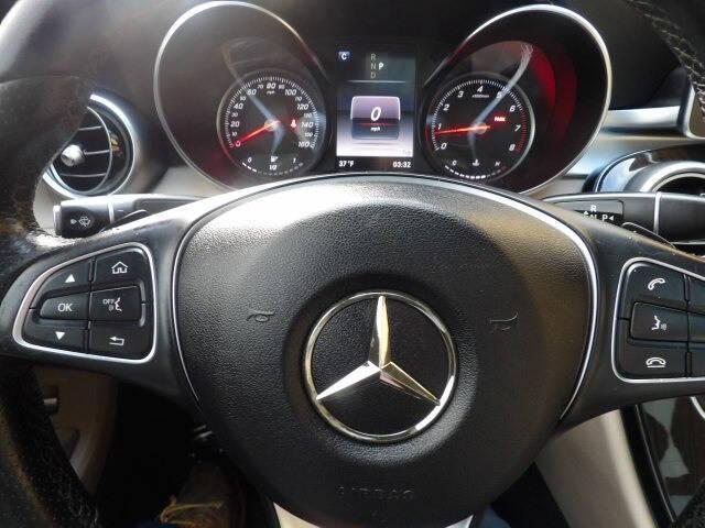 used 2018 Mercedes-Benz C-Class car, priced at $17,500