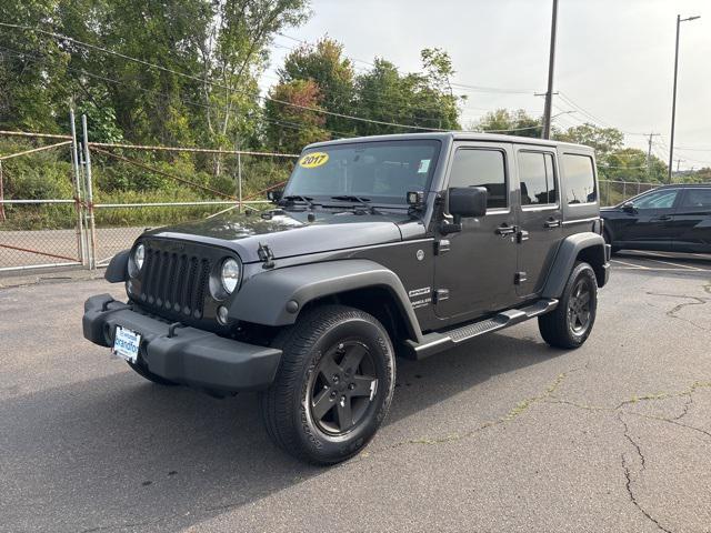 used 2017 Jeep Wrangler Unlimited car, priced at $18,000