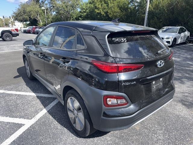 used 2021 Hyundai Kona EV car, priced at $15,844