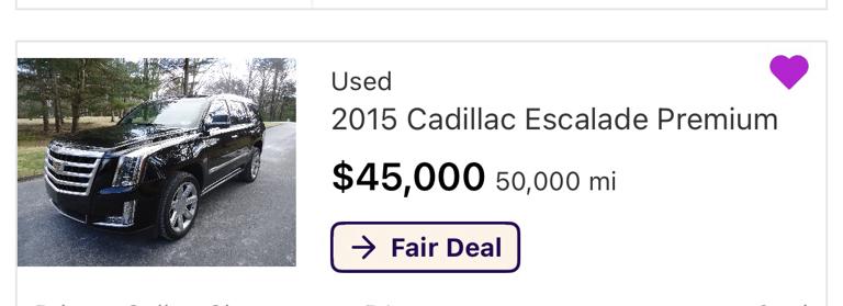 Black 2015 Cadillac Escalade Premium