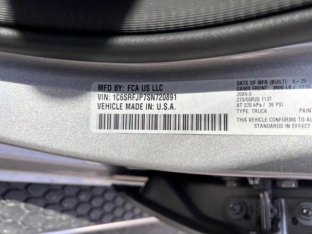 new 2025 Ram 1500 car, priced at $70,815