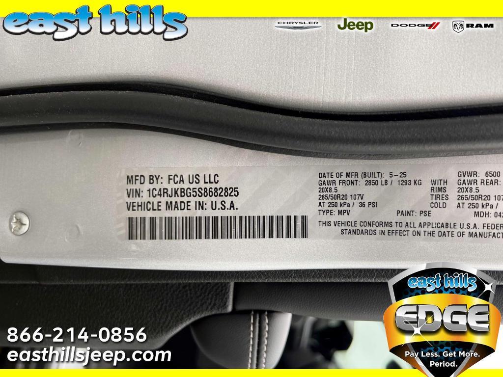 new 2025 Jeep Grand Cherokee L car, priced at $55,260