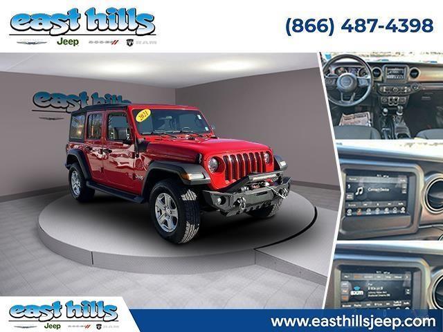 used 2021 Jeep Wrangler Unlimited car, priced at $27,586