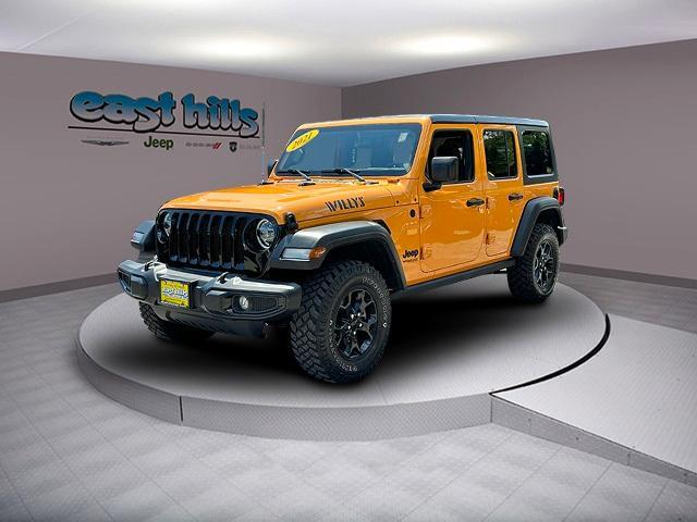 used 2021 Jeep Wrangler Unlimited car, priced at $36,679