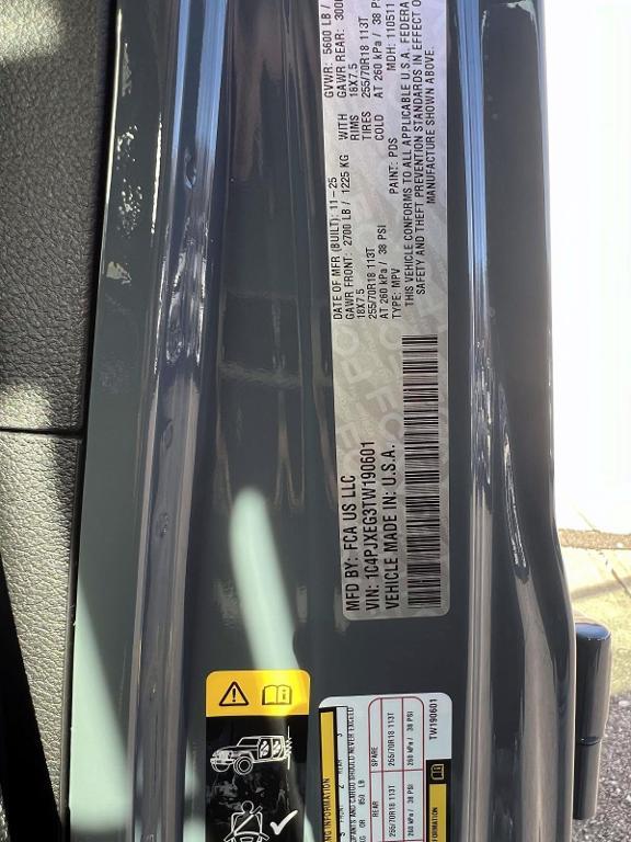 new 2026 Jeep Wrangler car, priced at $56,370