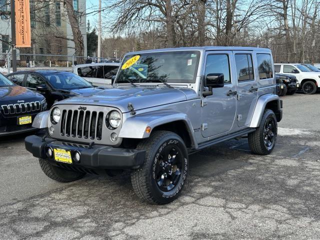 used 2015 Jeep Wrangler Unlimited car, priced at $22,797