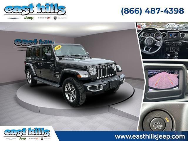 used 2018 Jeep Wrangler Unlimited car, priced at $31,272