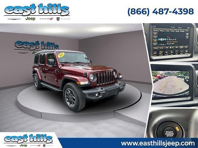 used 2021 Jeep Wrangler Unlimited car, priced at $29,627