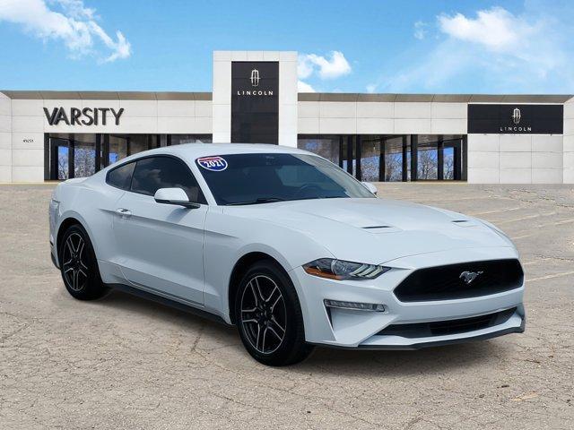 used 2021 Ford Mustang car, priced at $34,995