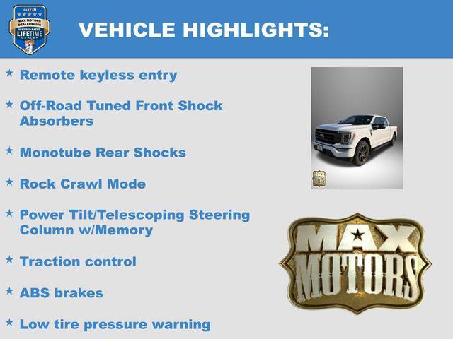 used 2021 Ford F-150 car, priced at $39,500