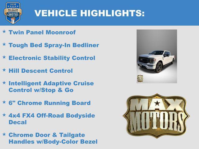 used 2021 Ford F-150 car, priced at $39,500