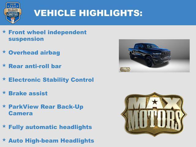 new 2025 Ram 1500 car, priced at $48,550