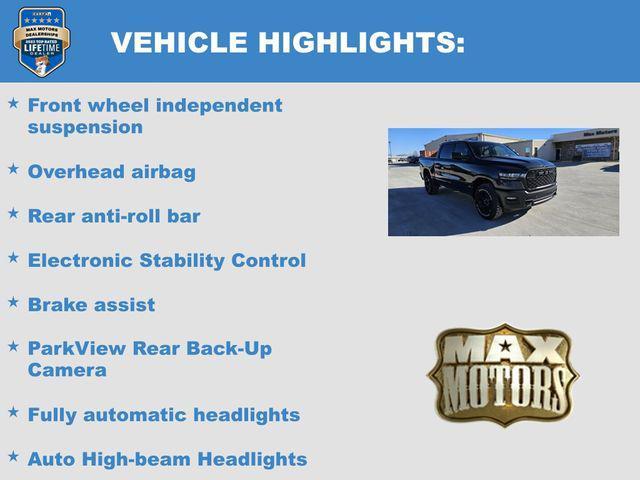 new 2025 Ram 1500 car, priced at $48,250