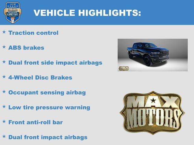 new 2025 Ram 1500 car, priced at $48,550