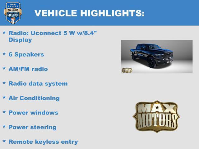 new 2025 Ram 1500 car, priced at $53,500