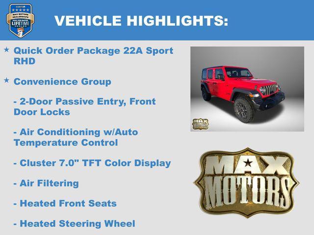 new 2025 Jeep Wrangler car, priced at $50,610