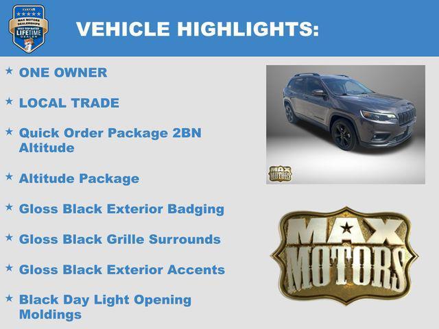 used 2021 Jeep Cherokee car, priced at $18,988