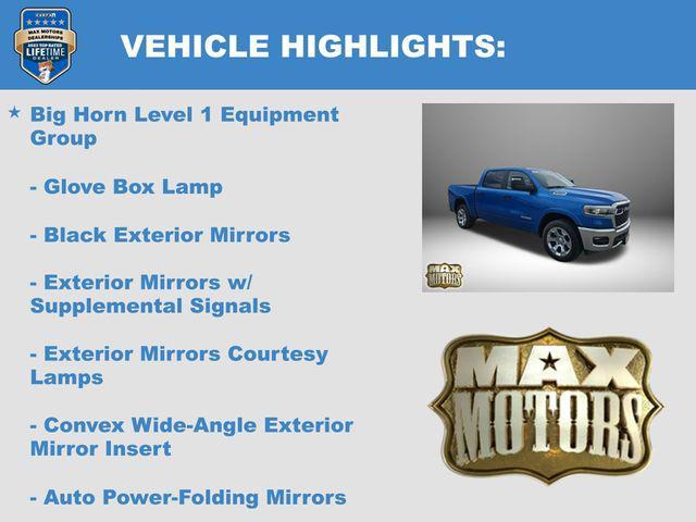 new 2025 Ram 1500 car, priced at $55,457