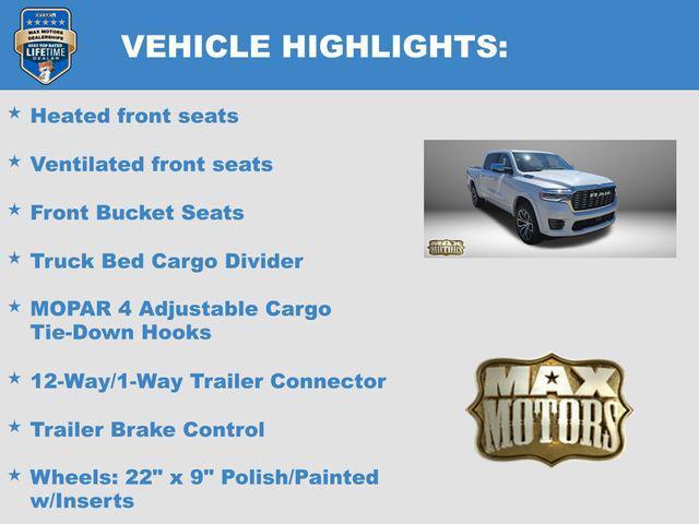 new 2025 Ram 1500 car, priced at $86,705