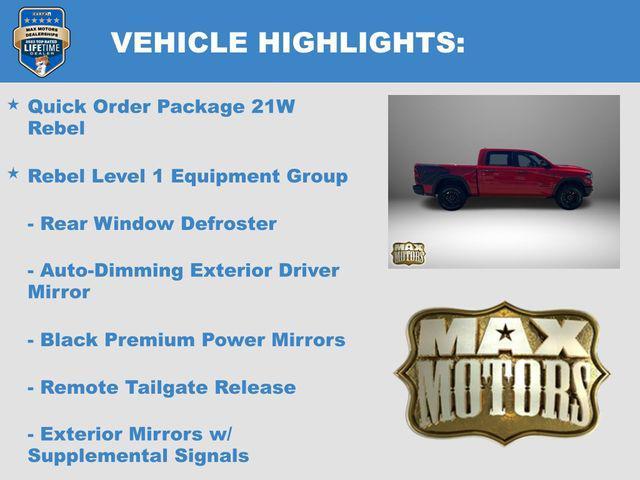 new 2025 Ram 1500 car, priced at $61,749