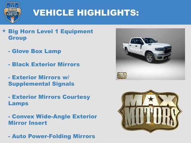 new 2025 Ram 1500 car, priced at $51,457