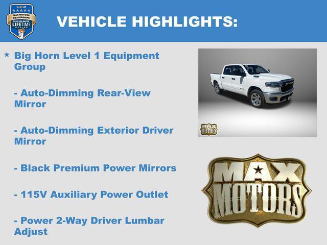 new 2025 Ram 1500 car, priced at $51,457