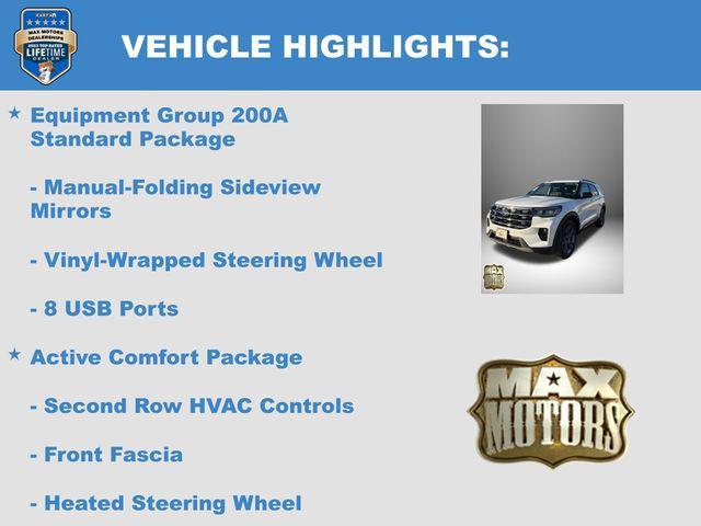 new 2026 Ford Explorer car, priced at $49,118