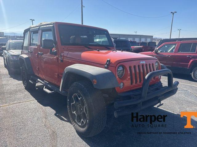 used 2015 Jeep Wrangler Unlimited car, priced at $17,350