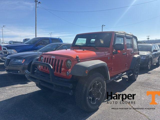 used 2015 Jeep Wrangler Unlimited car, priced at $17,350