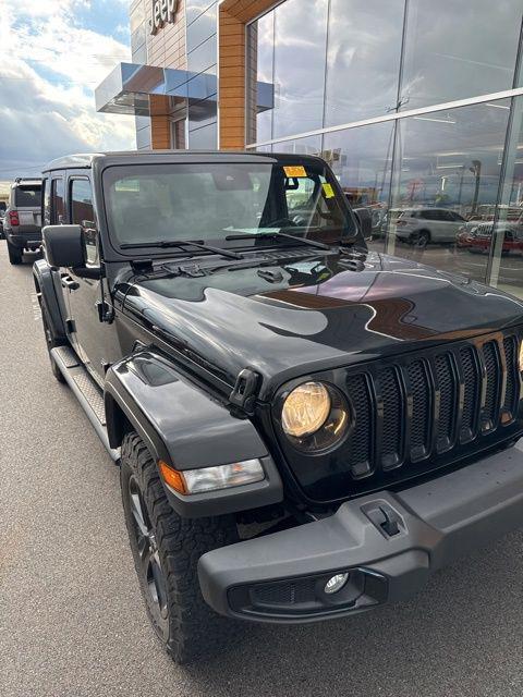 used 2021 Jeep Wrangler Unlimited car, priced at $27,386