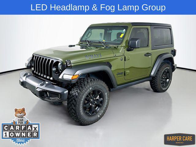 used 2023 Jeep Wrangler car, priced at $32,154