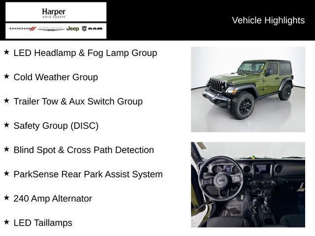 used 2023 Jeep Wrangler car, priced at $32,154