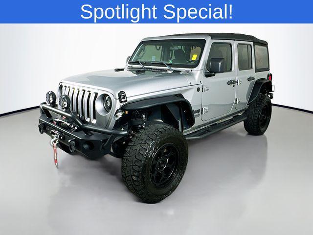 used 2018 Jeep Wrangler Unlimited car, priced at $19,650