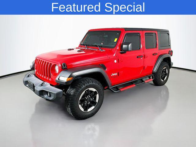 used 2021 Jeep Wrangler Unlimited car, priced at $28,614