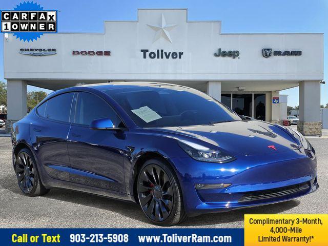 used 2023 Tesla Model 3 car, priced at $36,200