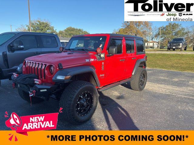 used 2018 Jeep Wrangler Unlimited car, priced at $25,000