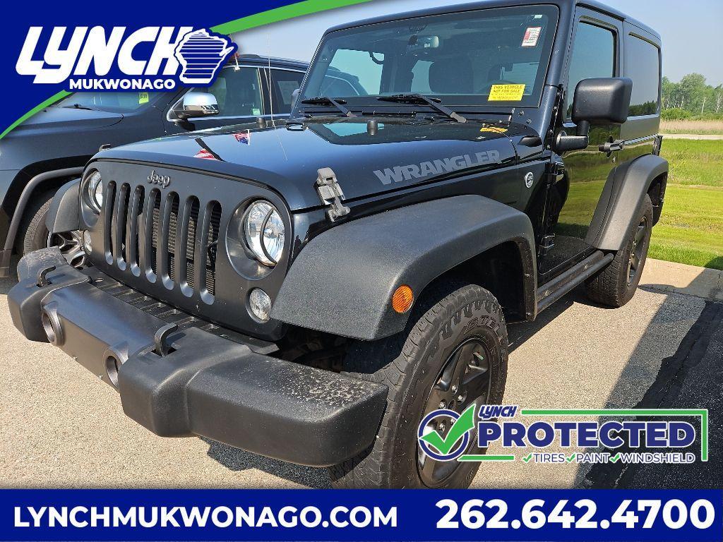 used 2016 Jeep Wrangler car, priced at $21,995