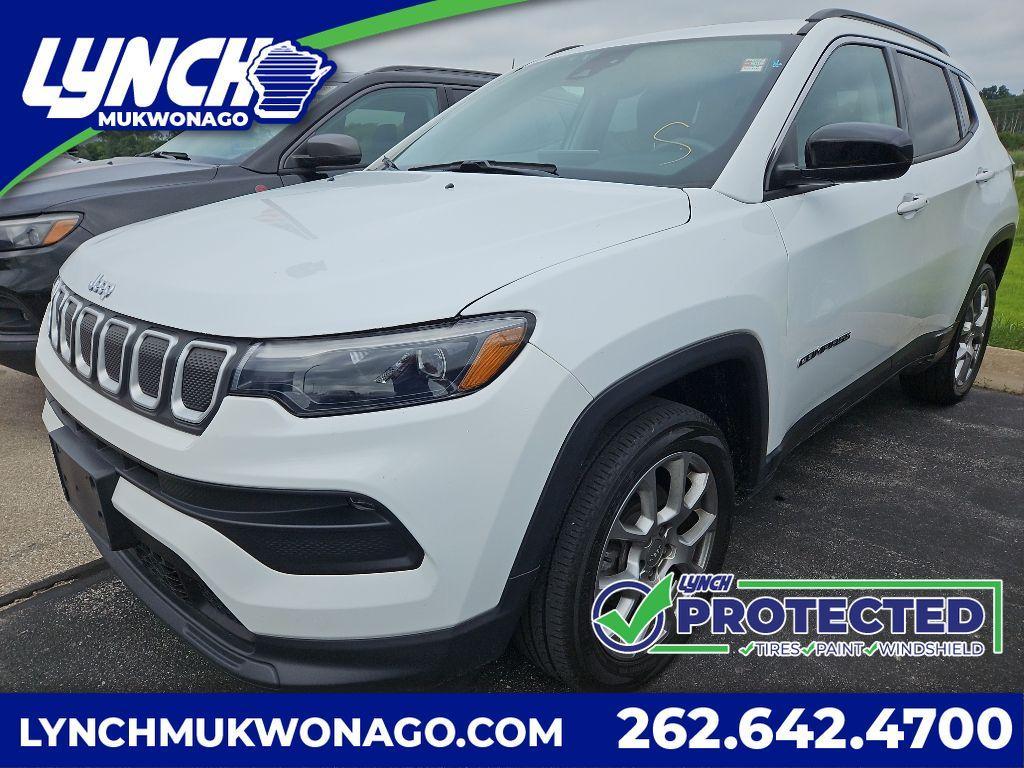 used 2022 Jeep Compass car, priced at $22,995