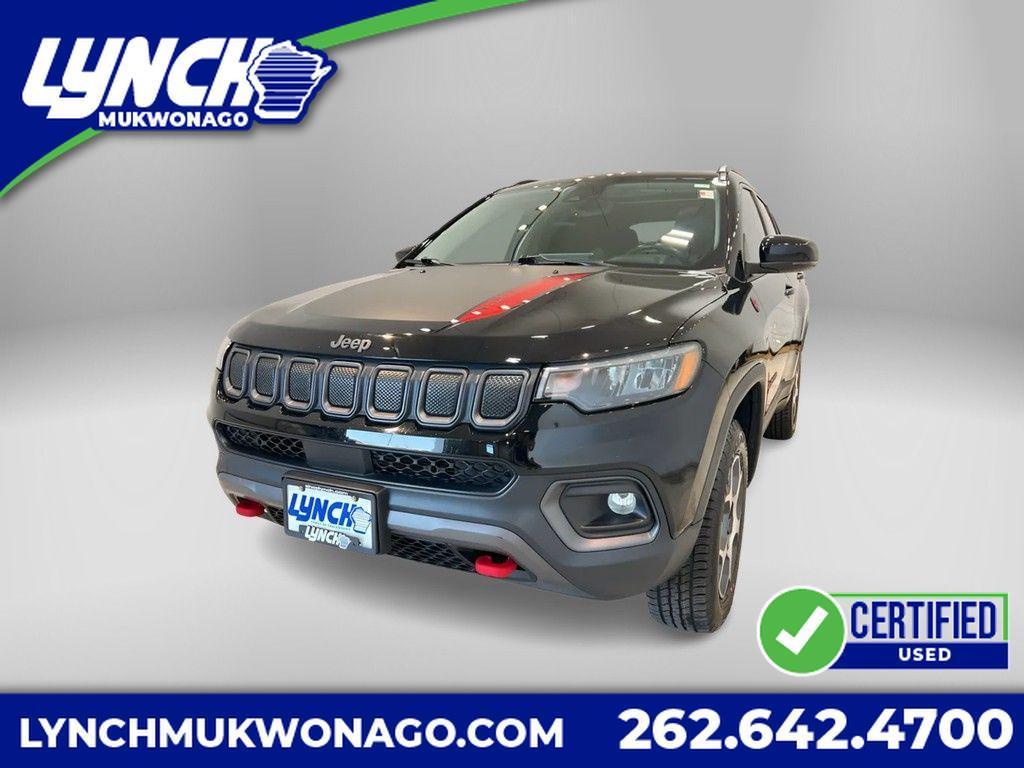 used 2022 Jeep Compass car, priced at $24,999