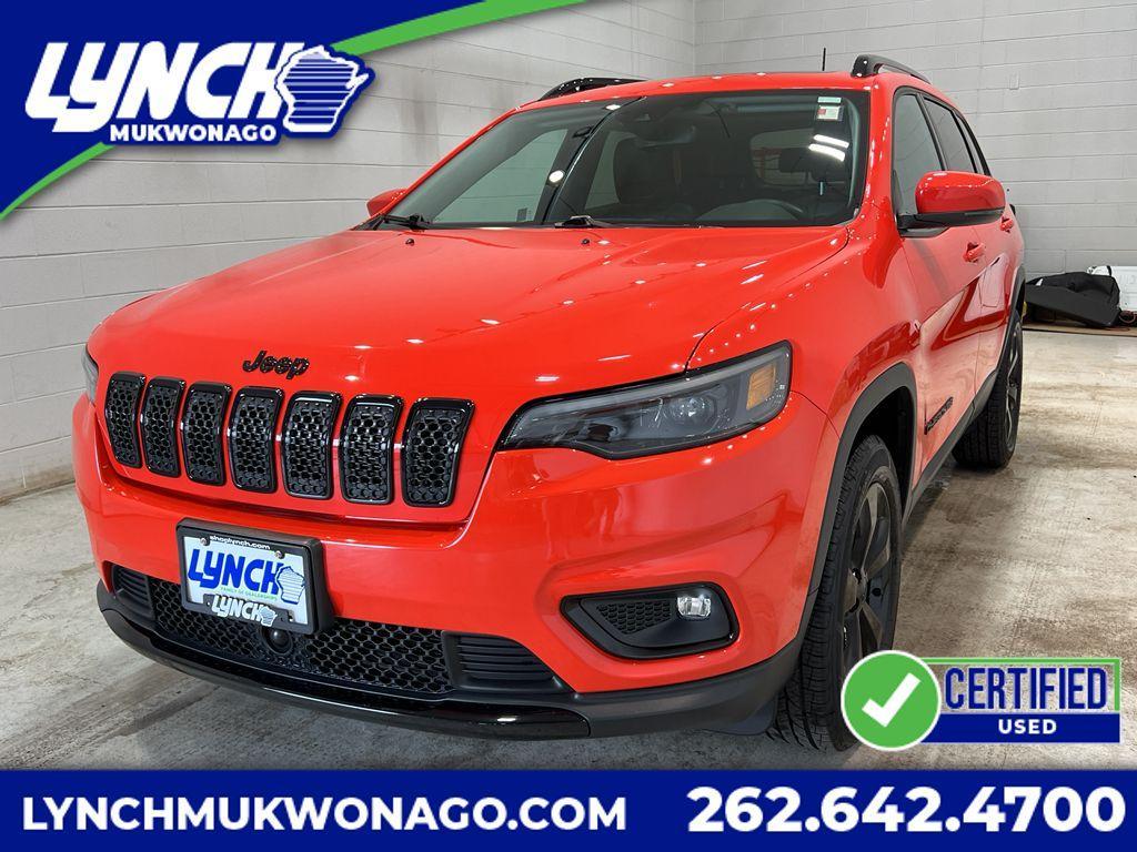 used 2021 Jeep Cherokee car, priced at $21,989