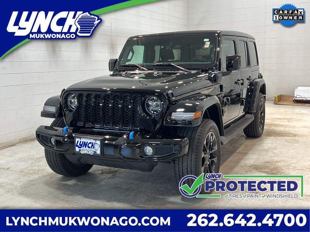 used 2021 Jeep Wrangler Unlimited 4xe car, priced at $34,989