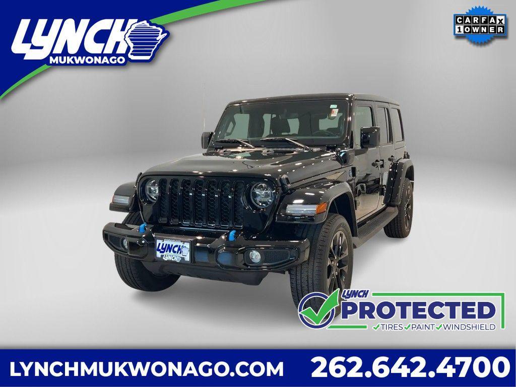 used 2021 Jeep Wrangler Unlimited 4xe car, priced at $35,695