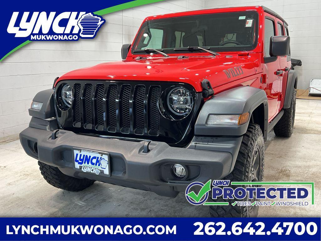 used 2020 Jeep Wrangler Unlimited car, priced at $32,799